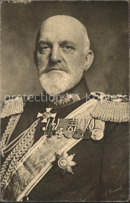 Militaria Generaele Stab Deutschland von Heeringen WK 1