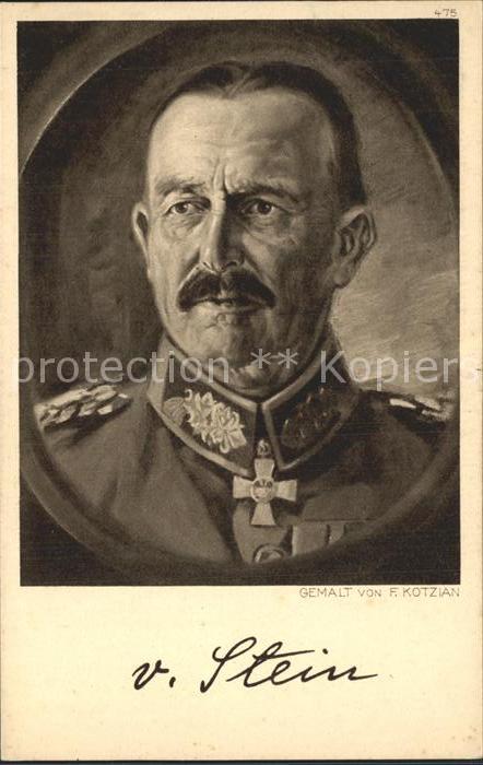 Militaria Generaele Stab Deutschland generalleutnant von Stein