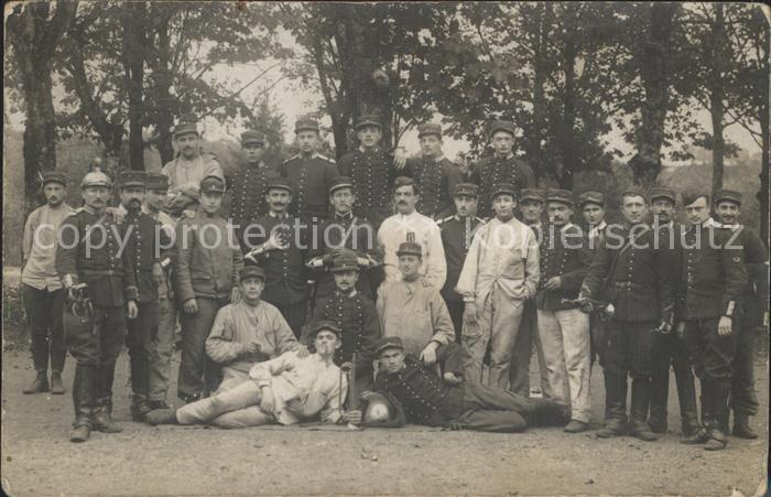 Poitiers 86 Militaria WK 1 Gruppenfoto Regiment 4 Dragons
