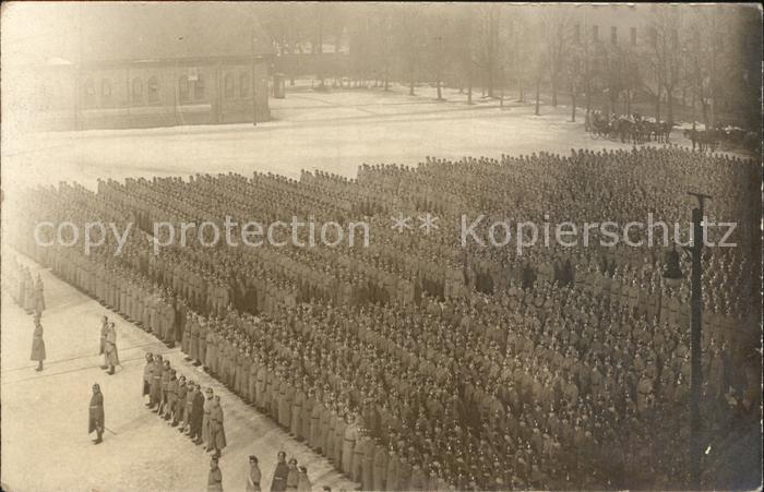 Militaria WK1 Parade