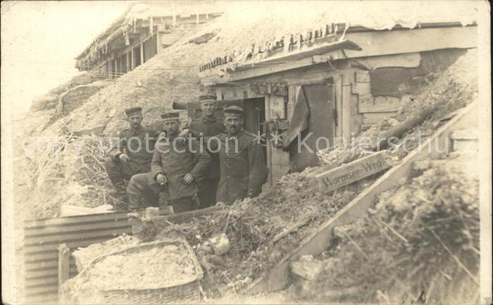 Strassburg Elsass wormser-weg WK 1 Unterstand Infanterie Regiment 99