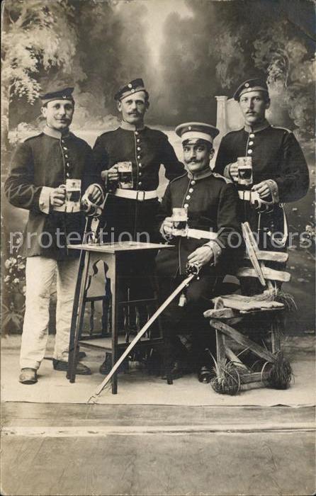 Strassburg Elsass bier WK1 Gruppenfoto Militaria