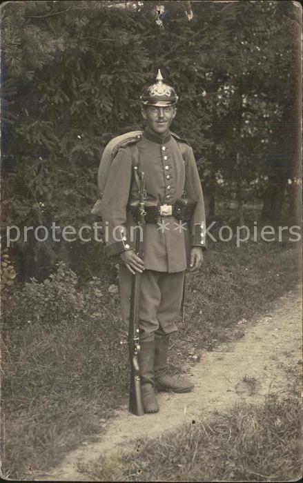 Regiment Bayern 002 Infanterie Portrait soldat Weltkrieg 1