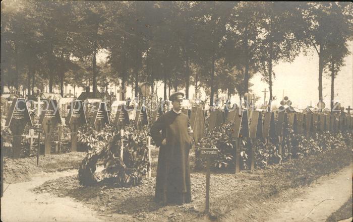 Militaria Tod Friedhof Weltkrieg 1 Feldprediger