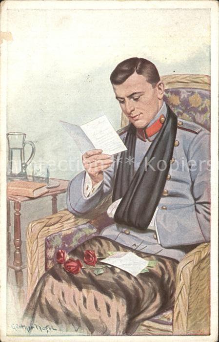 Militaria Feldpost Weltkrieg 1 Gemaelde