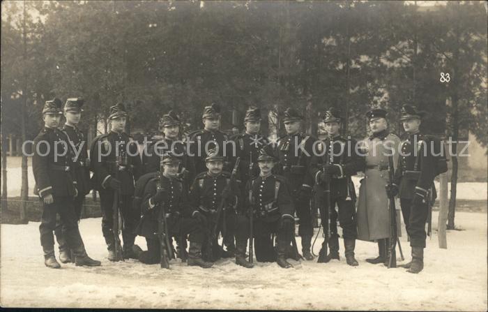 Regiment IR 108 Infanterie Gruppenfoto Weltkrieg 1