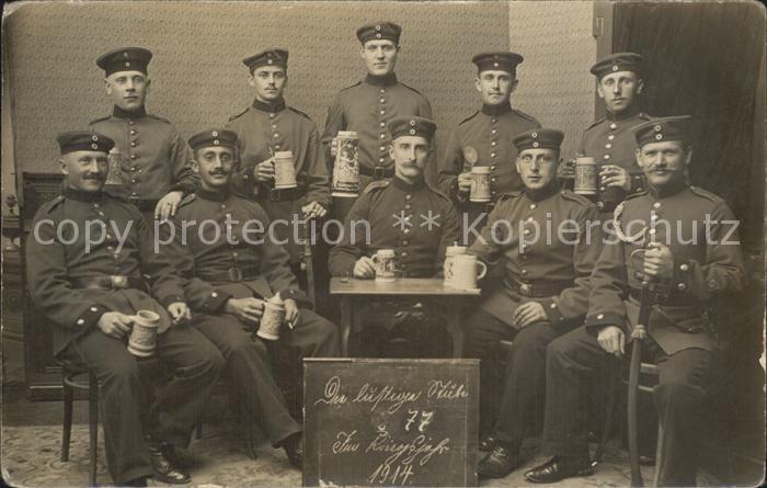 Militaria WK1 Gruppenfoto