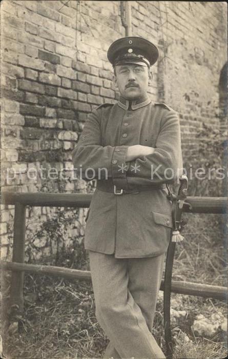 Militaria WK1 Portrait Bayerisches Feldartillerie-Regiment