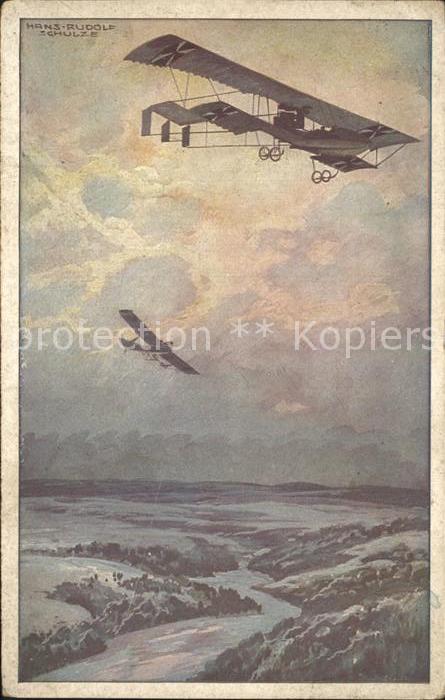 Flugzeuge WK1 Deutscher luftflottenverein Hans rudolf Schulze