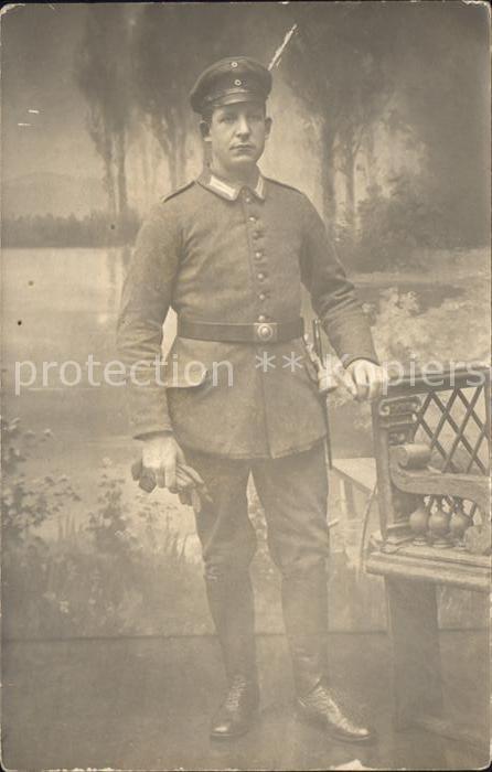 Militaria Aviatik Fliegerabteilung 5 Portrait WK 1