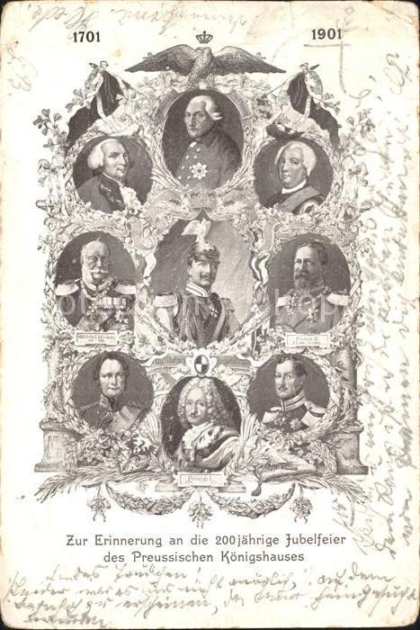 Adel Preussen zur erinnerung 200Jaerige Jubelfeier