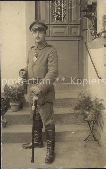 Militaria WK1 Bayern portrait EK2 Orden