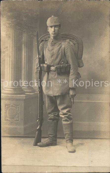 Tuttlingen WK 1 Soldat Portrait