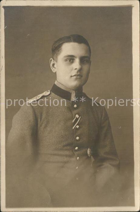 Militaria WK1 Portrait