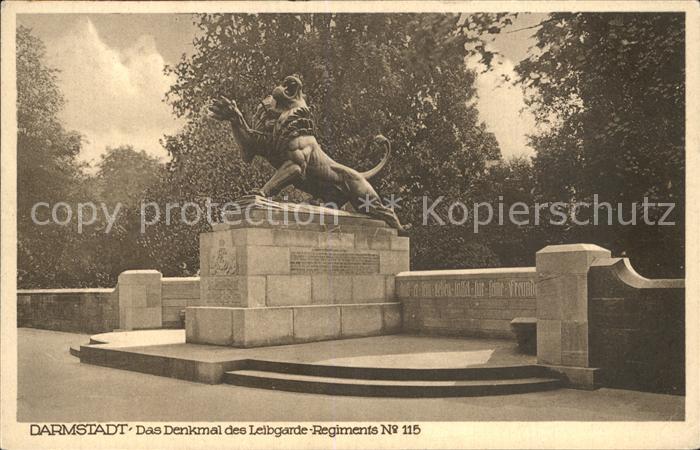 Darmstadt Denkmal des Leibgarde Reg.115