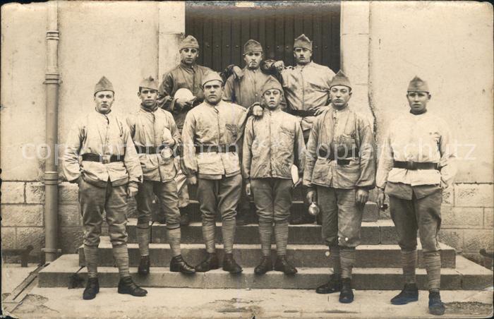 Militaria Frankreich WK1 Gruppenfoto