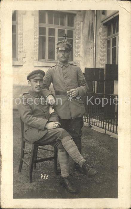 Militaria WK1 Soldaten