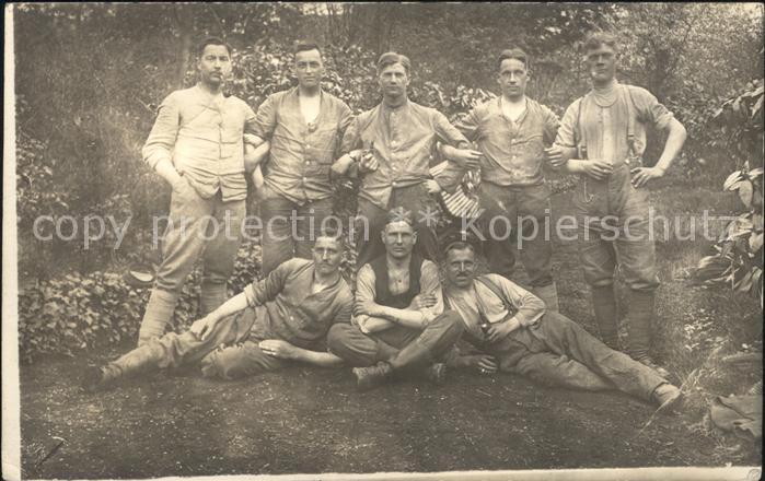 Militaria WK1 Gruppenfoto