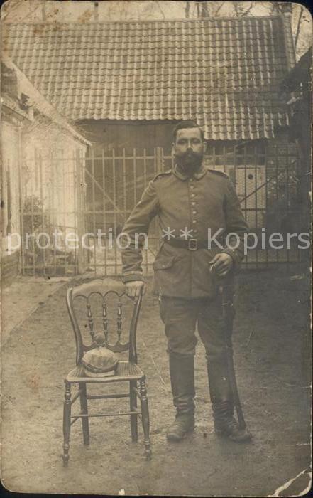 Militaria WK1 portrait