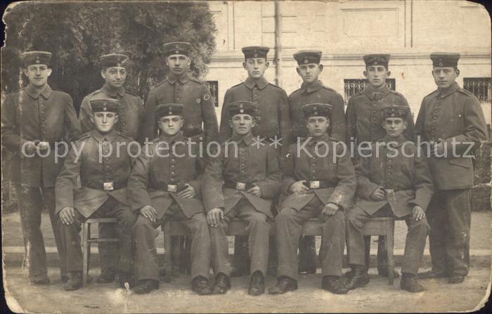 Militaria WK1 Gruppenfoto