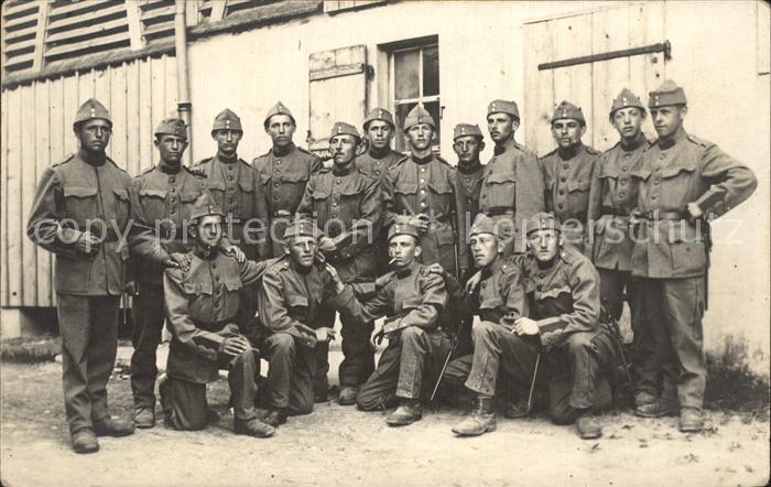 Militaria Frankreich Gruppenfoto WK1