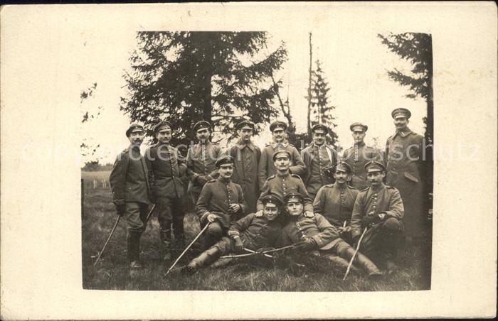 Militaria WK1 Gruppenfoto