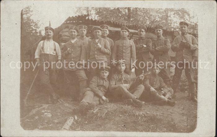 Militaria WK1 Gruppenfoto