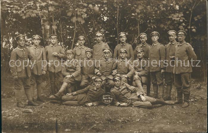 Regiment IR 079 Infanterie Gruppenfoto WK1