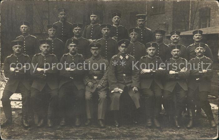 Militaria WK1 Gruppenfoto