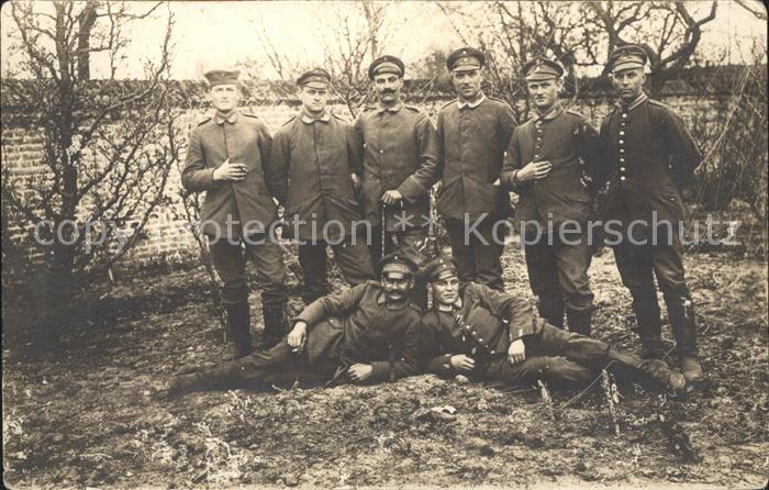 Militaria WK1 Gruppenfoto