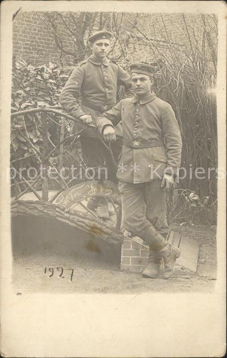 Militaria WK1 Soldaten