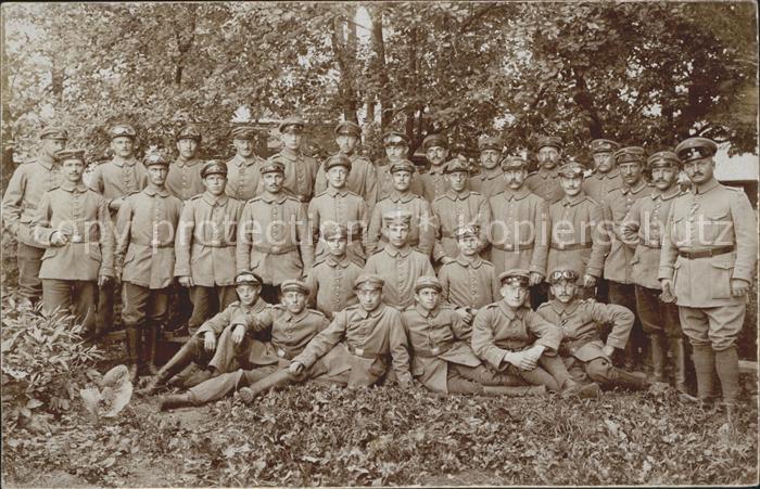 Militaria WK1 Gruppenfoto