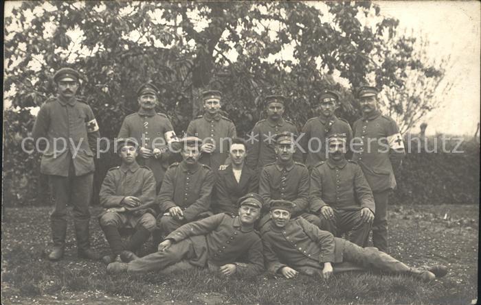 Militaria WK1 Gruppenfoto Rotes Kreuz