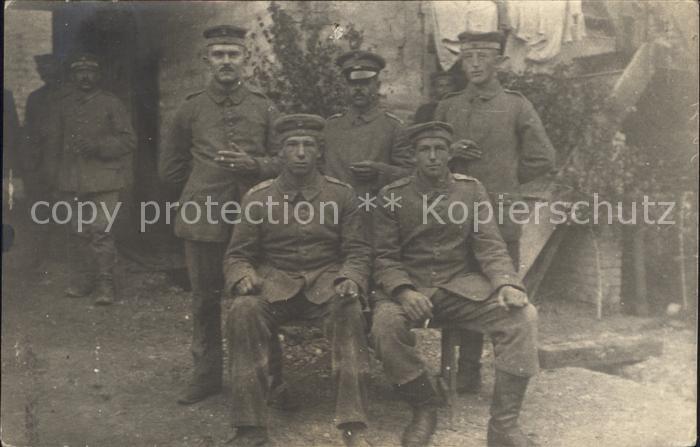 Militaria WK1 Gruppenfoto