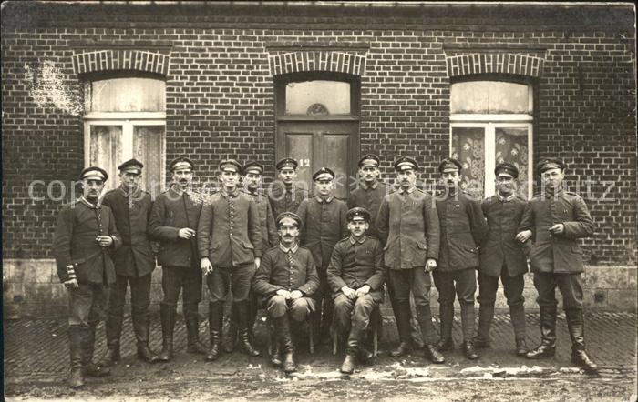 Militaria WK1 Gruppenfoto offiziere