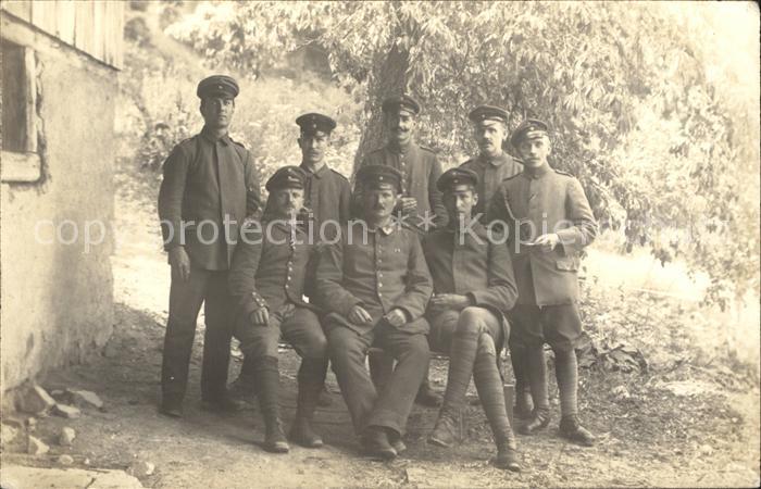 Militaria WK1 gruppenfoto Offiziere