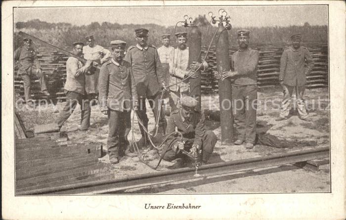 Militaria Eisenbahn Eisenbahner WK1