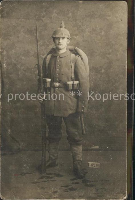 Militaria WK1 Portrait Infanterie Regiment 232