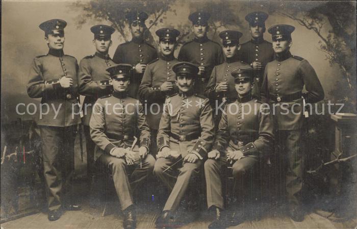 Militaria WK1 Gruppenfoto