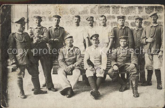 Militaria WK1 Gruppenfoto