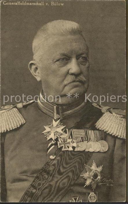 Militaria Generaele Stab Deutschland Generalfeldmarschall v. Buelow wohlfahrts-K