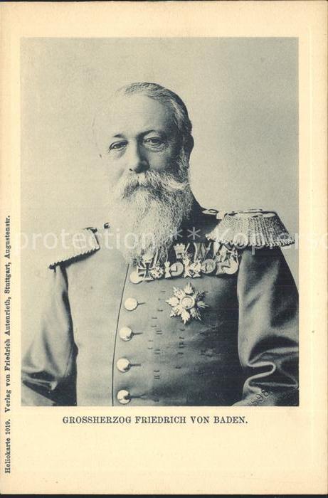 Adel Preussen Grossherzog Friedrich von Baden