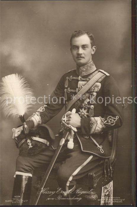 Verlag Liersch Gustav WK1 Herzog Ernst August Von Braunschweig  nummer 4584