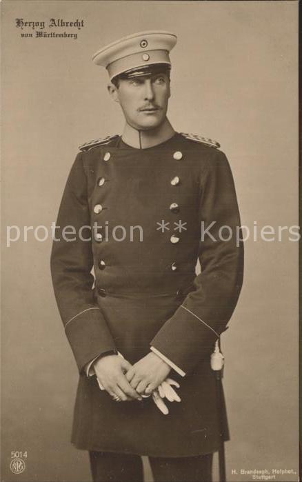 Adel Preussen Herzog Albrecht von Wuerttemberg