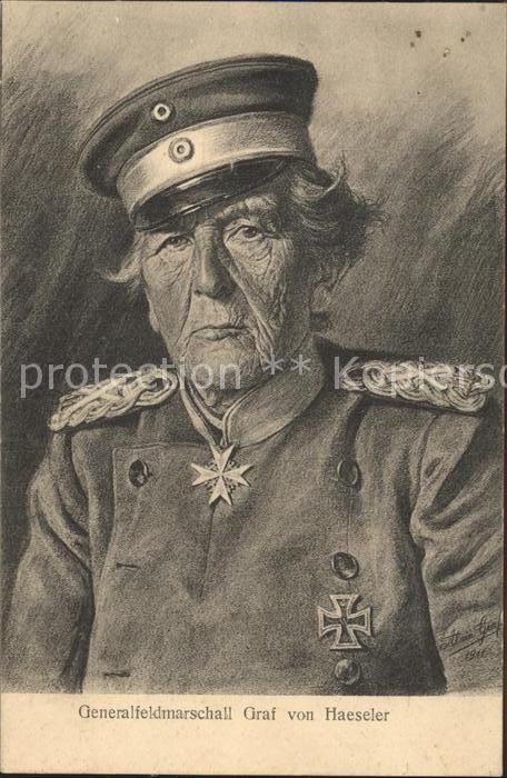 Adel Preussen Generalfeldmarschall Graf von Haeseler