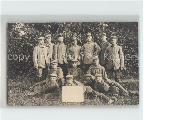 Militaria WK1 Gruppenfoto