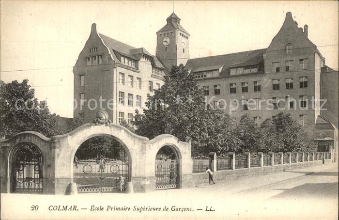 Colmar Haut Rhin Elsass Ecole Primaire Superiere de Garcons