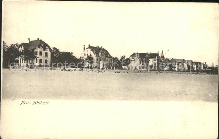 Ahlbeck Ostseebad Strand Haeuser