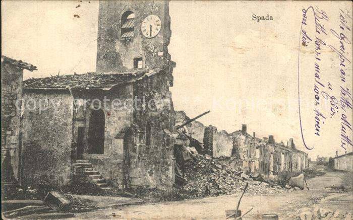 Spada Zerstoertes Dorf WK1