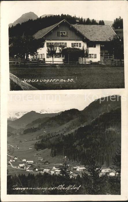 Langenwang Fischen Haus Vogler Ortsblick